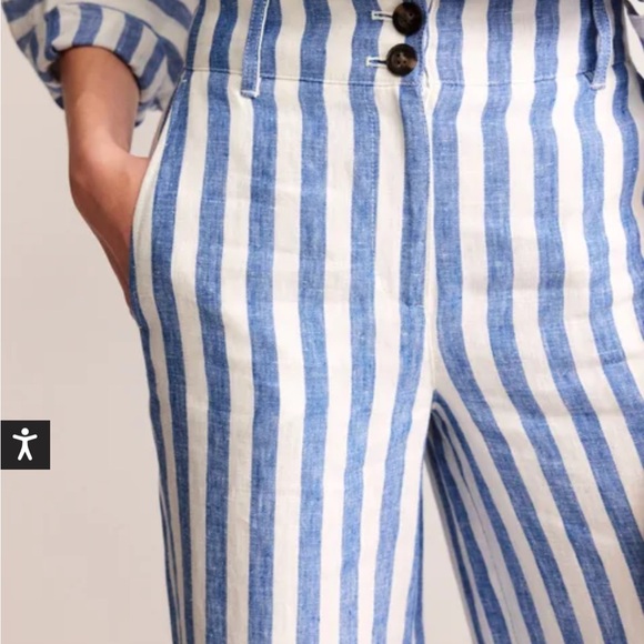 *new* Boden Westbourne Linen Pant Trousers Size 8P us - Picture 3 of 8